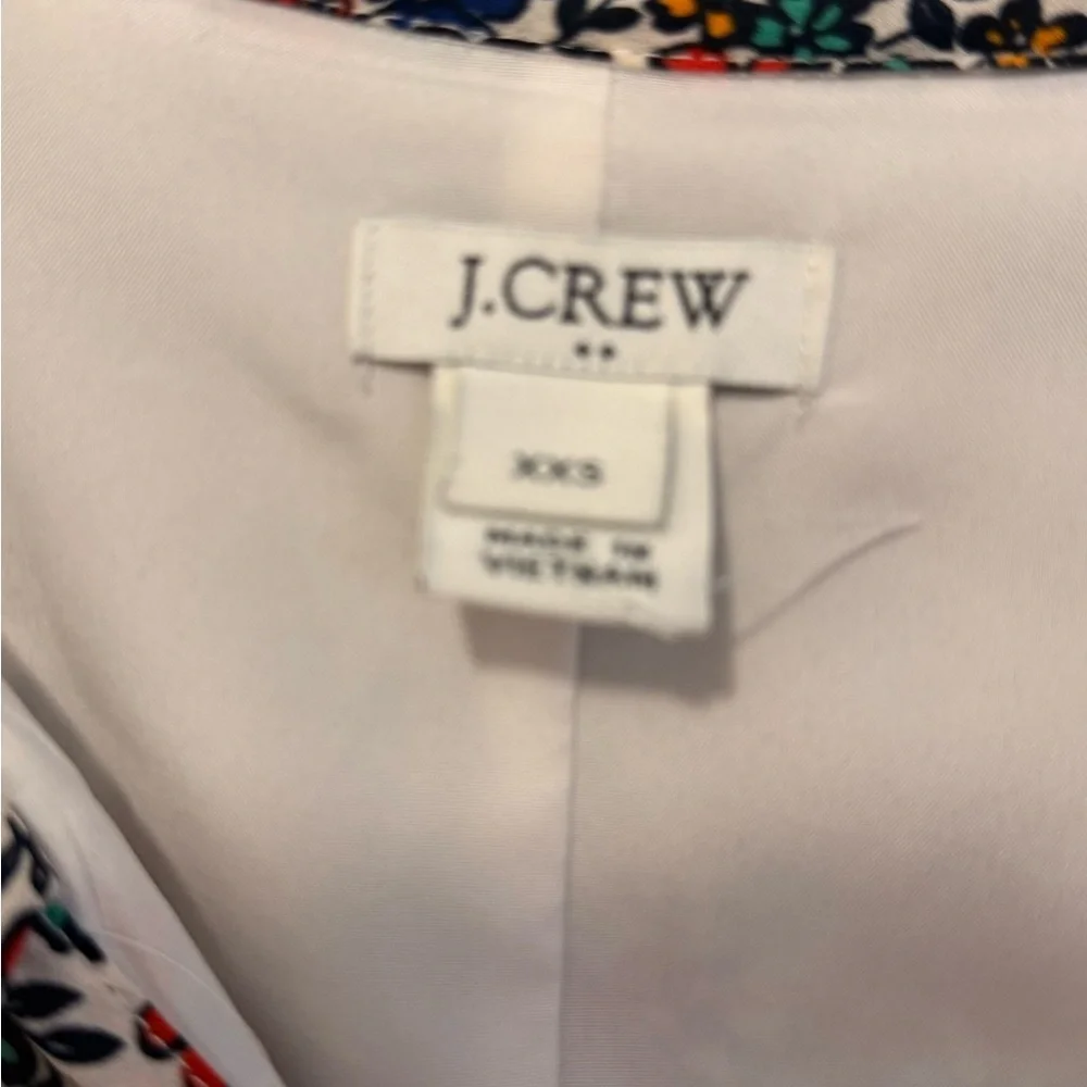 J. Crew Mini Dress Floral Size XXS